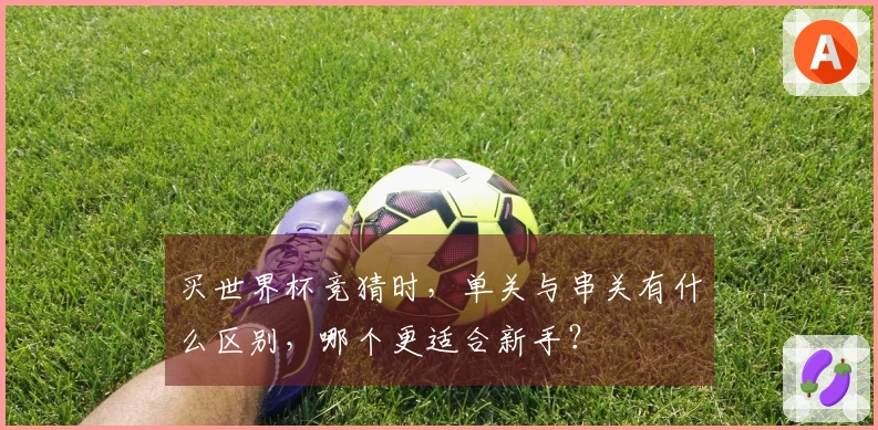 买世界杯竞猜时，单关与串关有什么区别，哪个更适合新手？